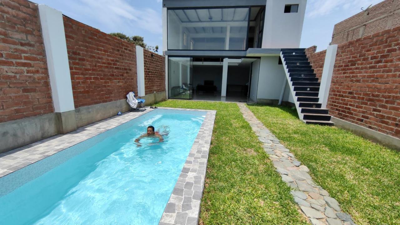 Casa De Playa Con Piscina Villa Ancon Exterior foto