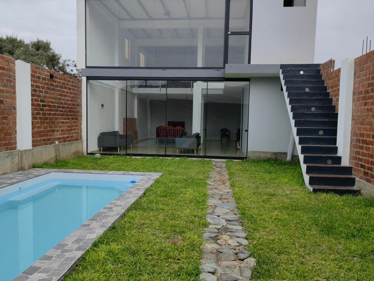 Casa De Playa Con Piscina Villa Ancon Exterior foto