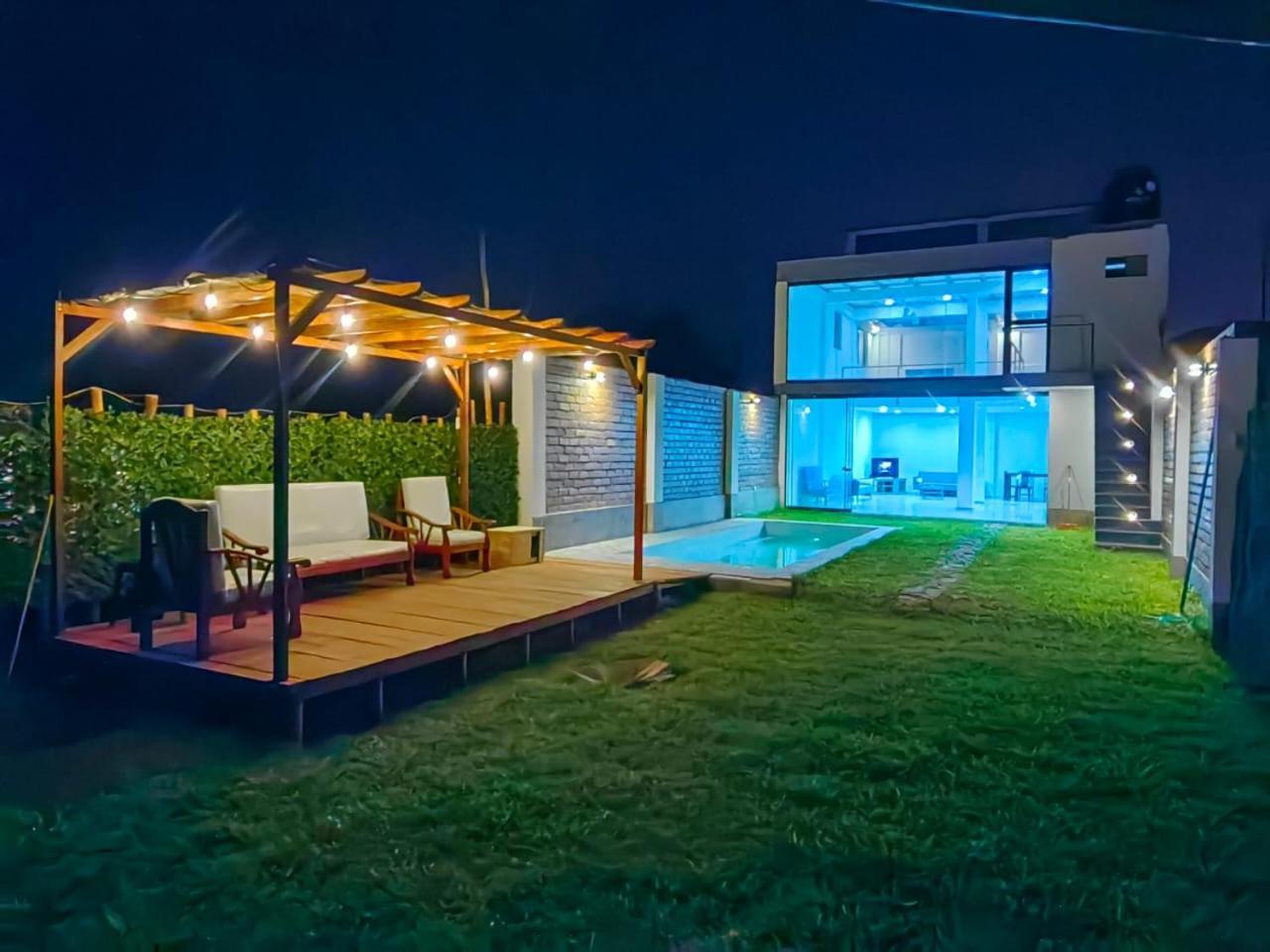 Casa De Playa Con Piscina Villa Ancon Exterior foto