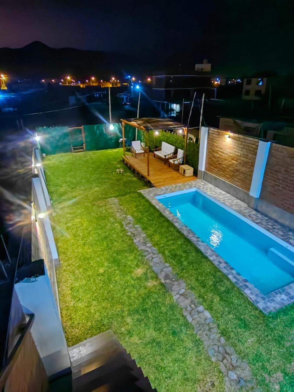 Casa De Playa Con Piscina Villa Ancon Exterior foto